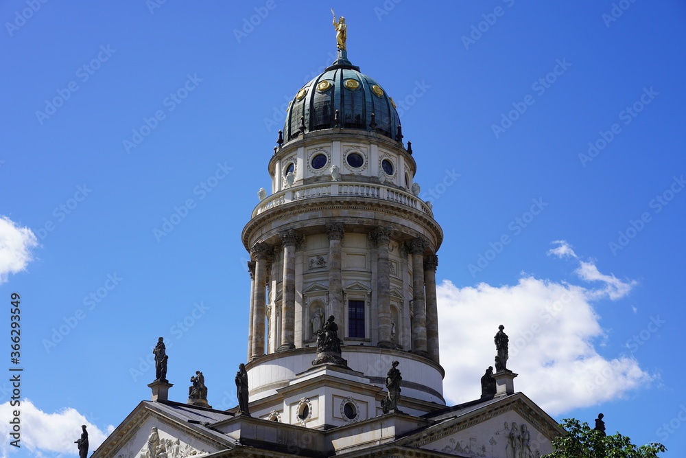 Der Französische Turm auf dem Gendarmenmarkt in Berlin