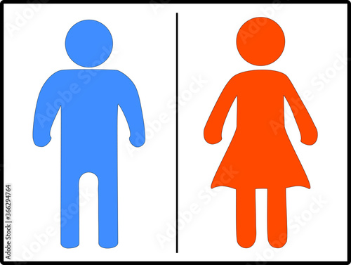 子どものトイレのマーク素材