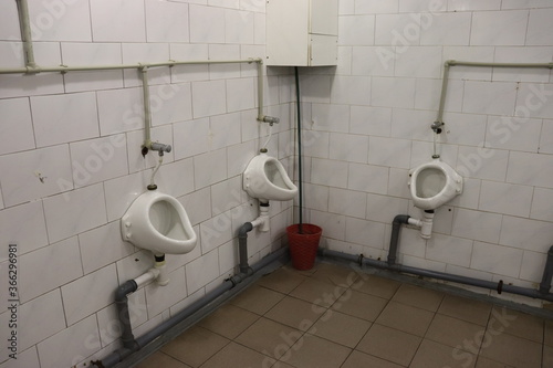 public toilet in Belarus at bus station