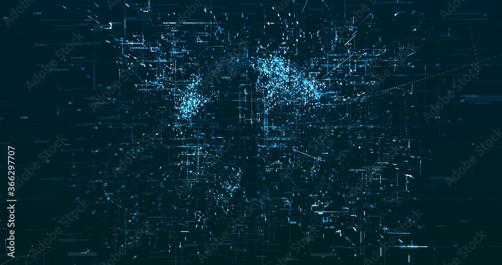Abstract digital network data background, 3D rendering Abstract digital network data background, 3D rendering