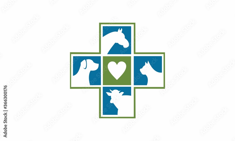 Fototapeta premium animal health logo