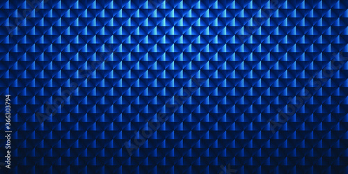 Dark blue Geometric grid Carbon fiber background Modern dark abstract vector texture