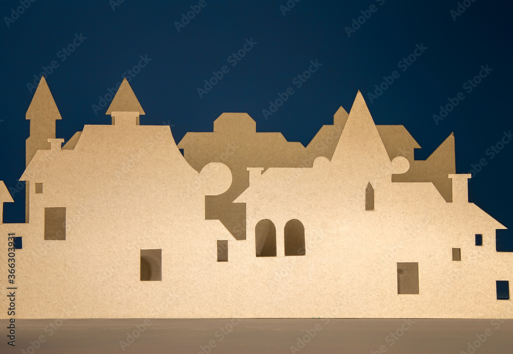 toy cardboard town toy cardboard town