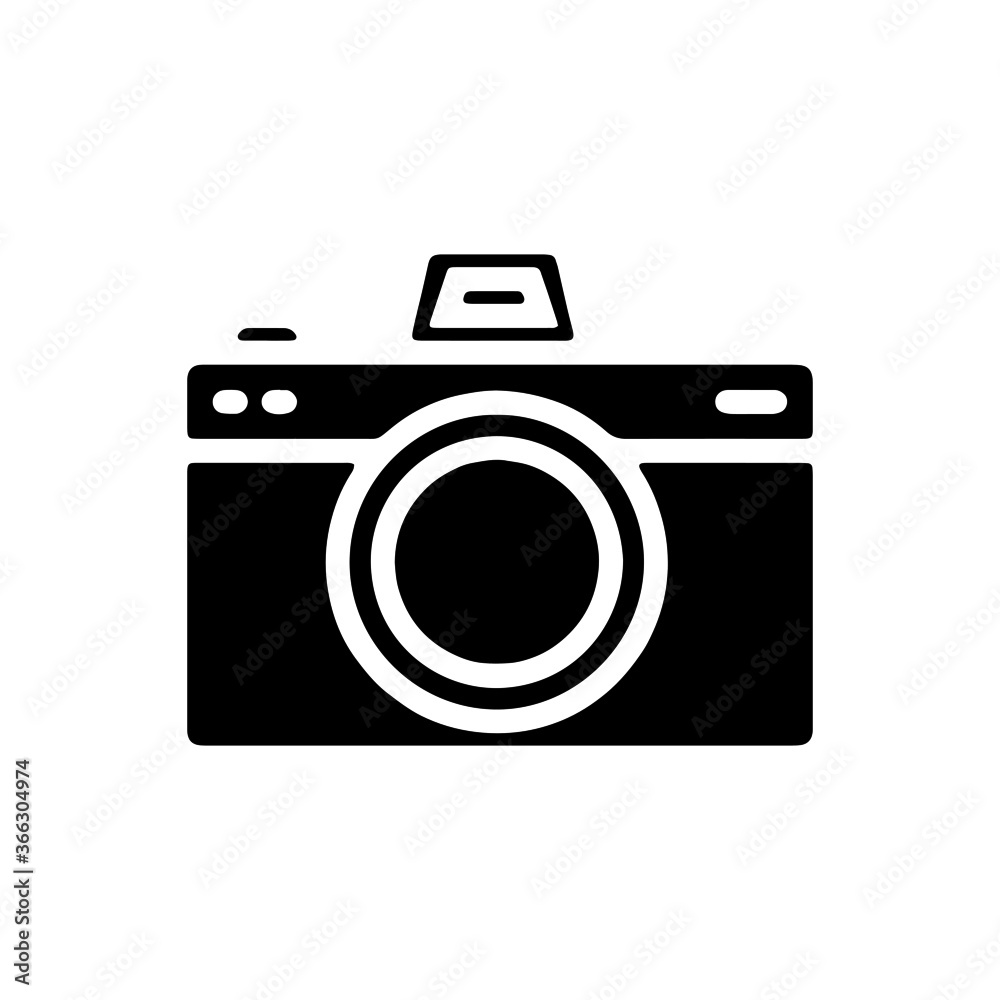 vector illusion icon of Glyph Camera vector illusion icon of Glyph Camera