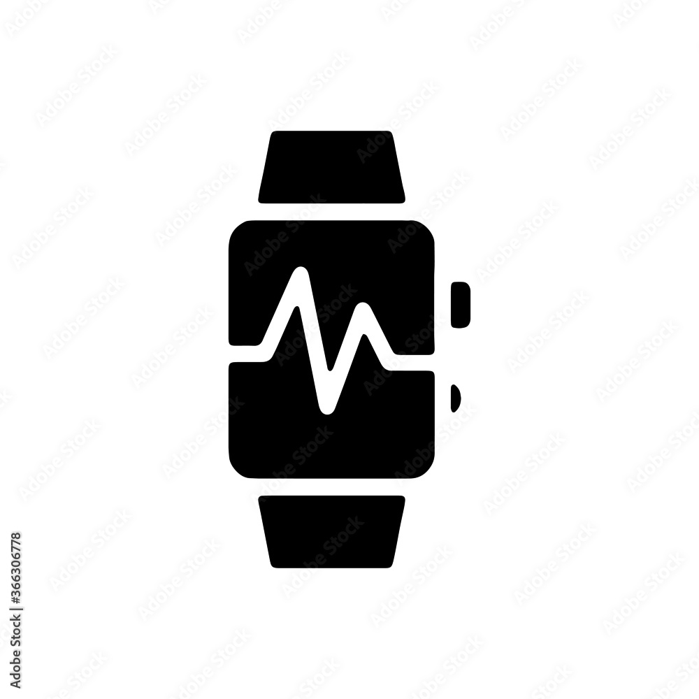 vector illusion icon of glyph Smart Watch vector illusion icon of glyph Smart Watch