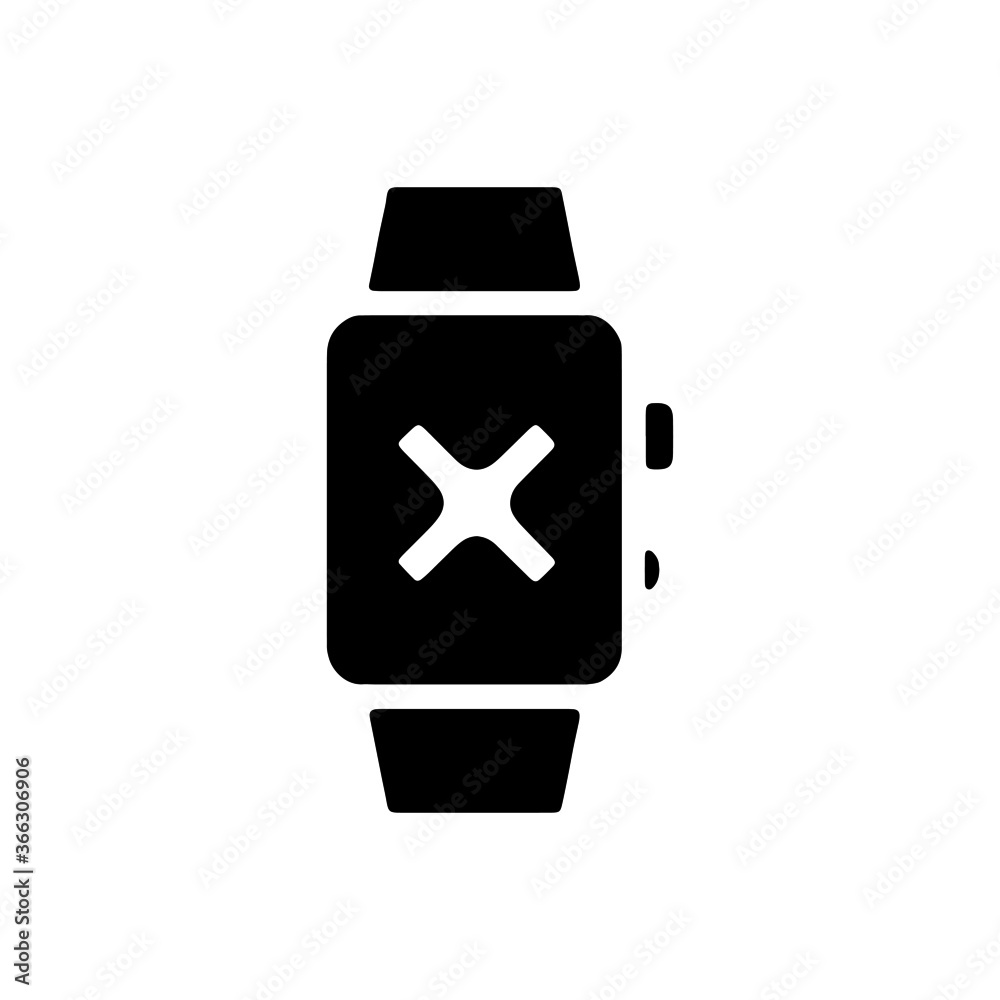 vector illusion icon of glyph Smart Watch vector illusion icon of glyph Smart Watch
