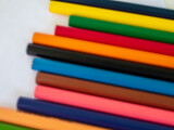 Colorful blur pencil abstract background for education, technology, fashion concept.