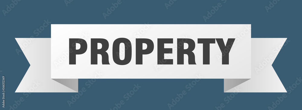 property ribbon. property paper band banner sign property ribbon. property paper band banner sign