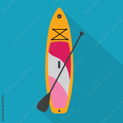 SUP board icon- vector illustration