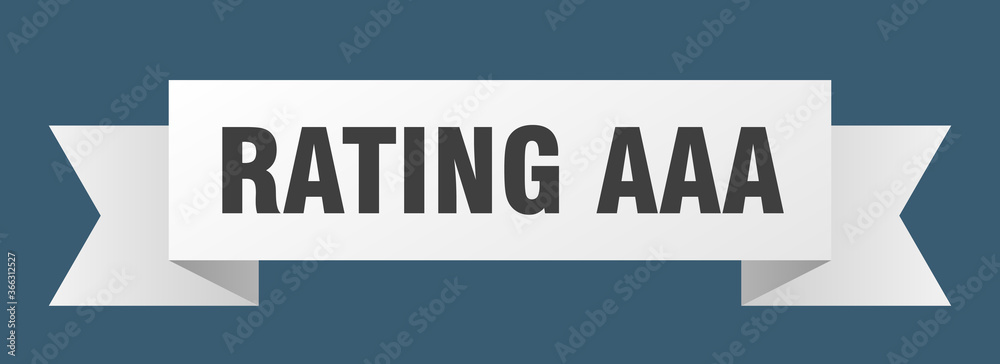 rating aaa ribbon. rating aaa paper band banner sign rating aaa ribbon. rating aaa paper band banner sign