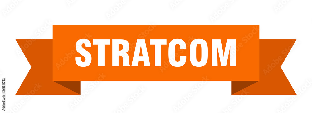 stratcom ribbon. stratcom paper band banner sign stratcom ribbon. stratcom paper band banner sign