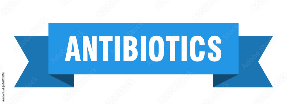 antibiotics ribbon. antibiotics paper band banner sign antibiotics ribbon. antibiotics paper band banner sign