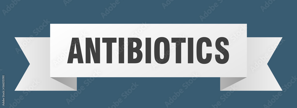 antibiotics ribbon. antibiotics paper band banner sign antibiotics ribbon. antibiotics paper band banner sign