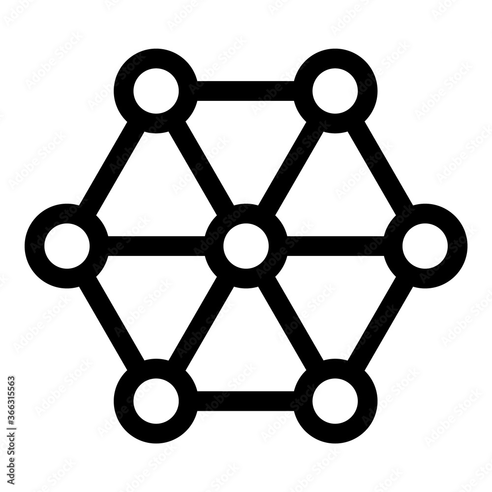 Atom Chemistry Flat Icon Isolated On White Background Atom Chemistry Flat Icon Isolated On White Background