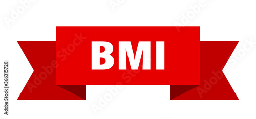 bmi ribbon. bmi paper band banner sign