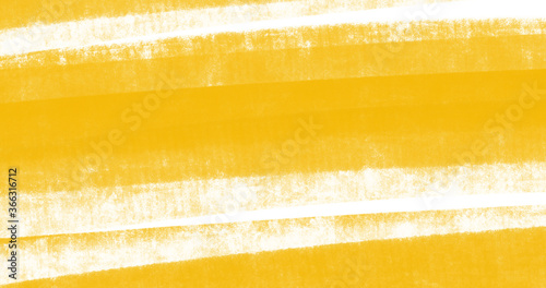 Yellow watercolor paint on white background for wallpaper and decoration