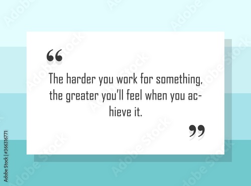Quote template trendy style. For Note, message, quote and comment. Vector illustration