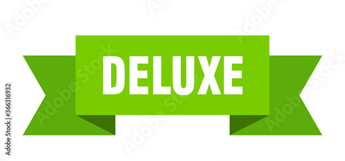 deluxe ribbon. deluxe paper band banner sign