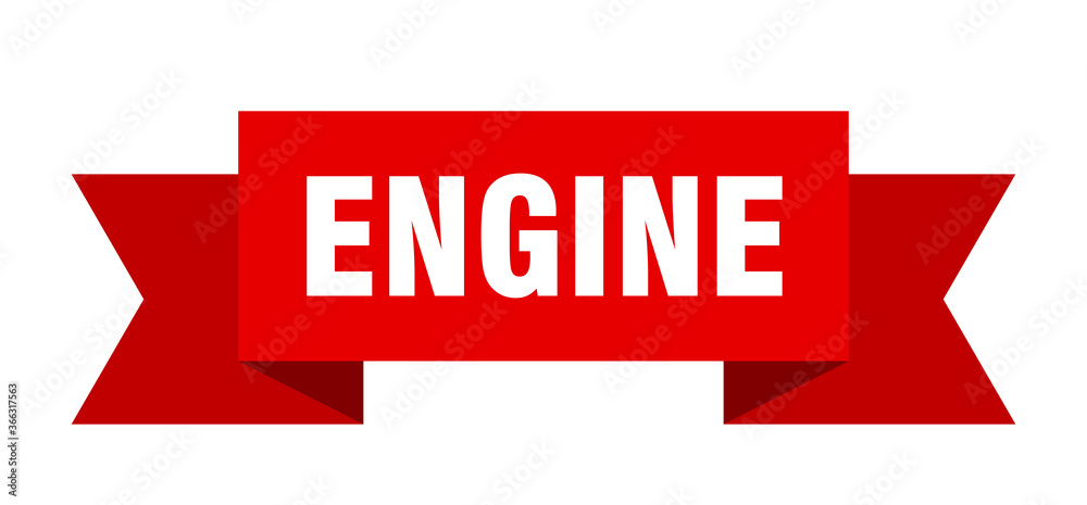engine ribbon. engine paper band banner sign engine ribbon. engine paper band banner sign