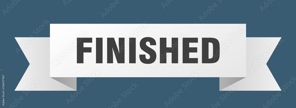 finished ribbon. finished paper band banner sign finished ribbon. finished paper band banner sign