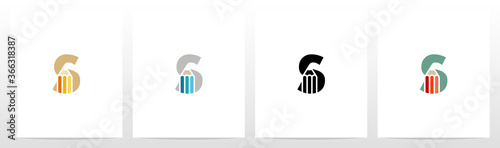 Pencil On Letter Logo Design S