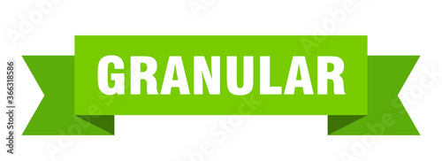 granular ribbon. granular paper band banner sign