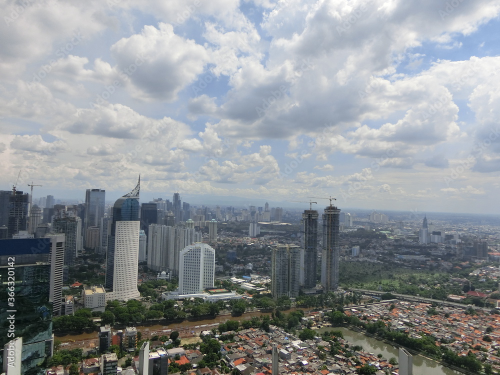 Fototapeta premium aerial view of Indonesia