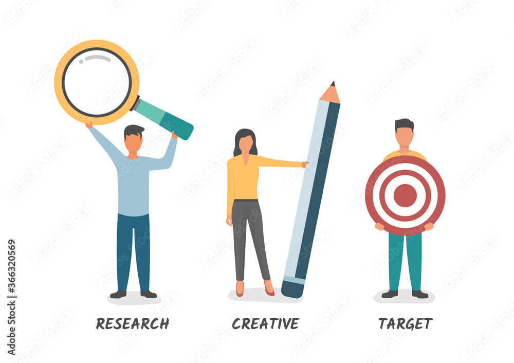 Business concept, metaphor, team. Vector illustration, style, design, flat, symbol, research, creativity, target
Business concept, metaphor, team. Vector illustration, style, design, flat, symbol, research, creativity, target