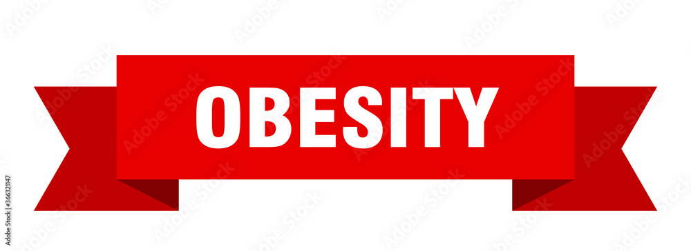 obesity ribbon. obesity paper band banner sign obesity ribbon. obesity paper band banner sign