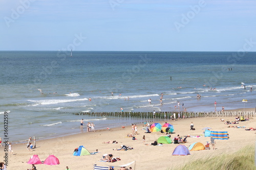 Nordsee in Domburg in Holland.