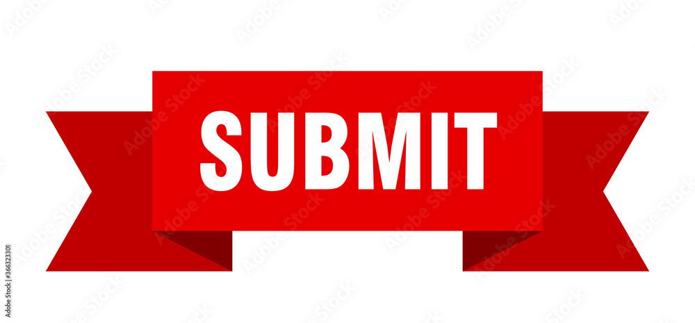 submit ribbon. submit paper band banner sign submit ribbon. submit paper band banner sign