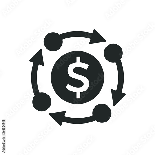Money flow icon