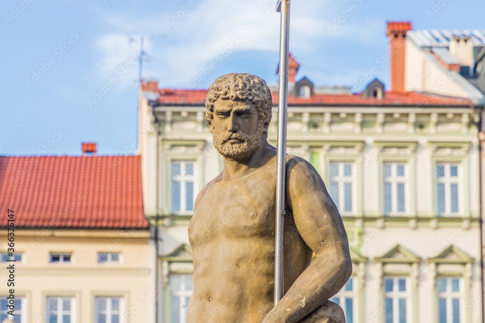 Fototapeta premium A typical view in Biesko Biala Poland