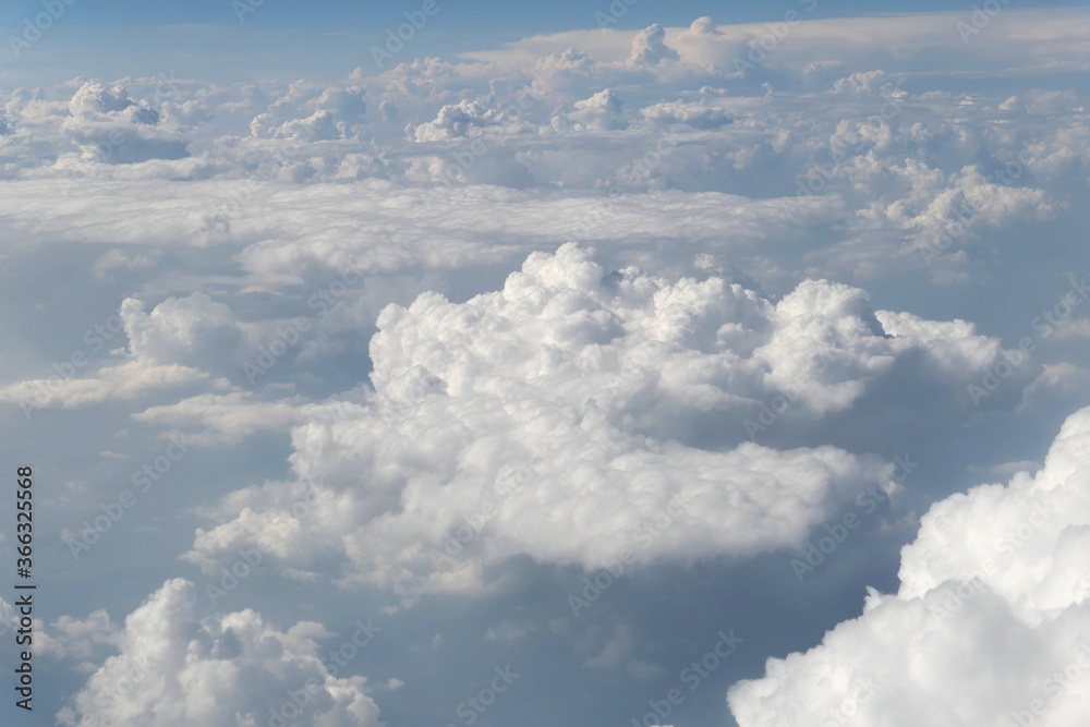 Sky above clouds. Sky above clouds.
