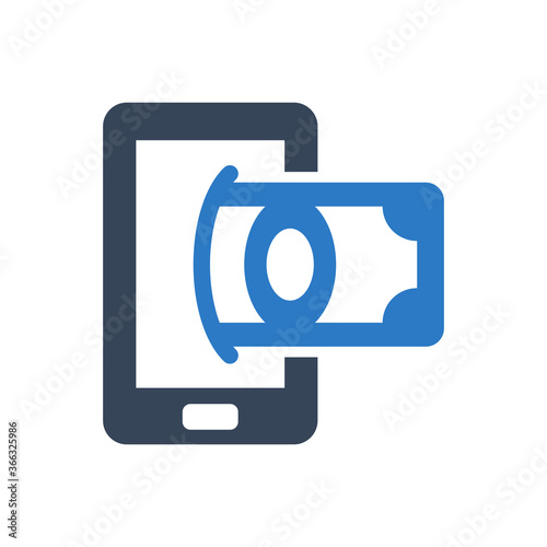 Mobile banking icon