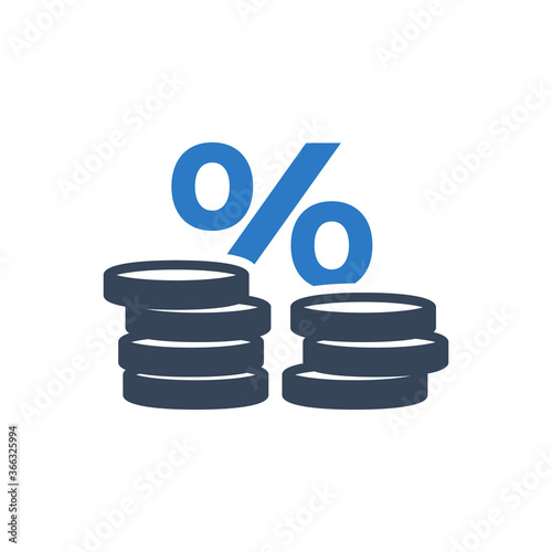 Interest rate icon