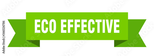 eco effective ribbon. eco effective paper band banner sign