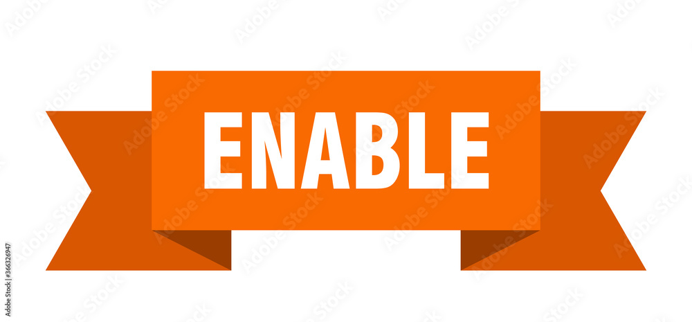 enable ribbon. enable paper band banner sign enable ribbon. enable paper band banner sign