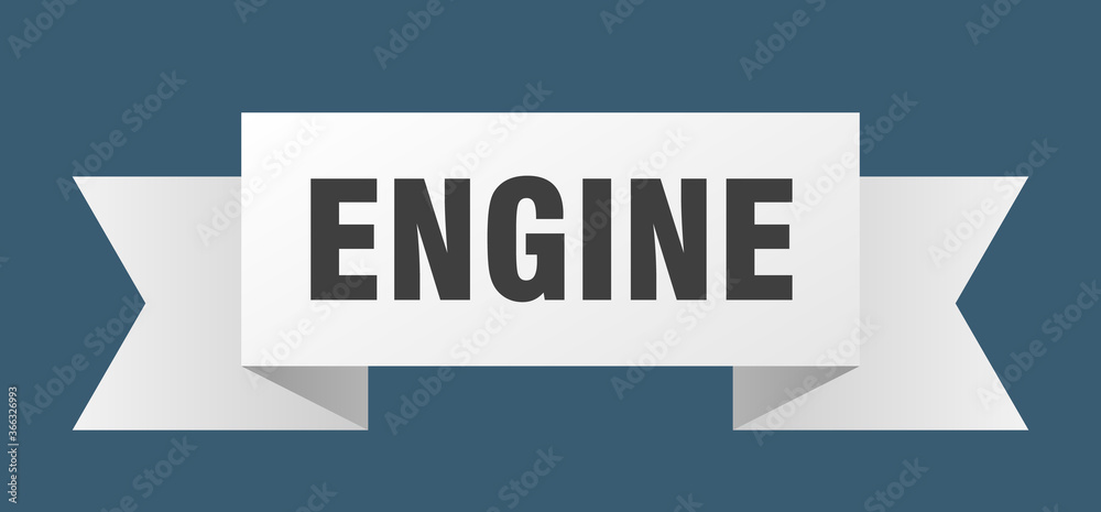 engine ribbon. engine paper band banner sign engine ribbon. engine paper band banner sign