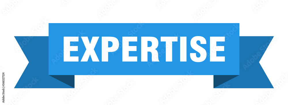 expertise ribbon. expertise paper band banner sign expertise ribbon. expertise paper band banner sign