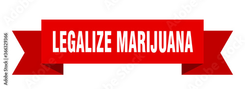 legalize marijuana ribbon. legalize marijuana paper band banner sign