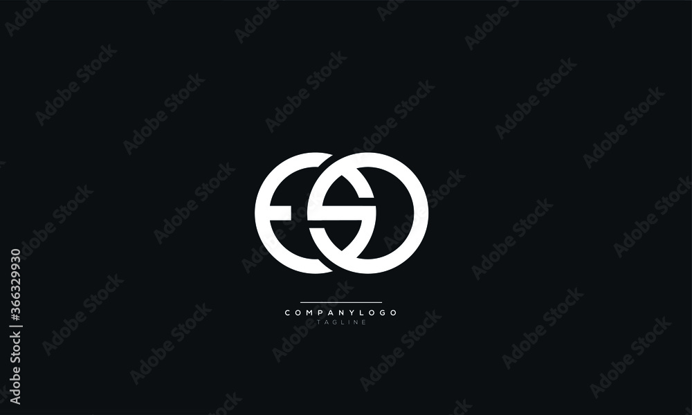 ESO Letter Business Logo Design Alphabet Icon Vector Symbol
