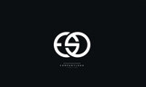 ESO Letter Business Logo Design Alphabet Icon Vector Symbol