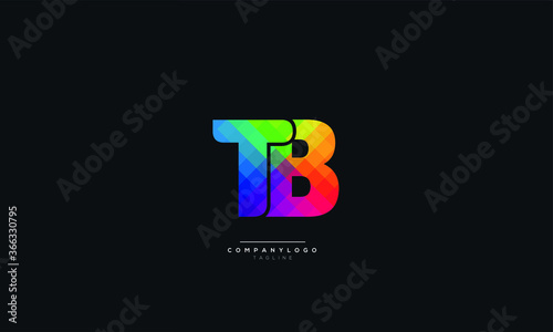 Letter TB Business Logo Design Alphabet Icon Vector Symbol