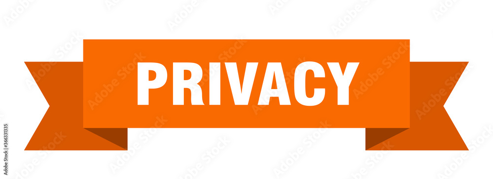 privacy ribbon. privacy paper band banner sign privacy ribbon. privacy paper band banner sign