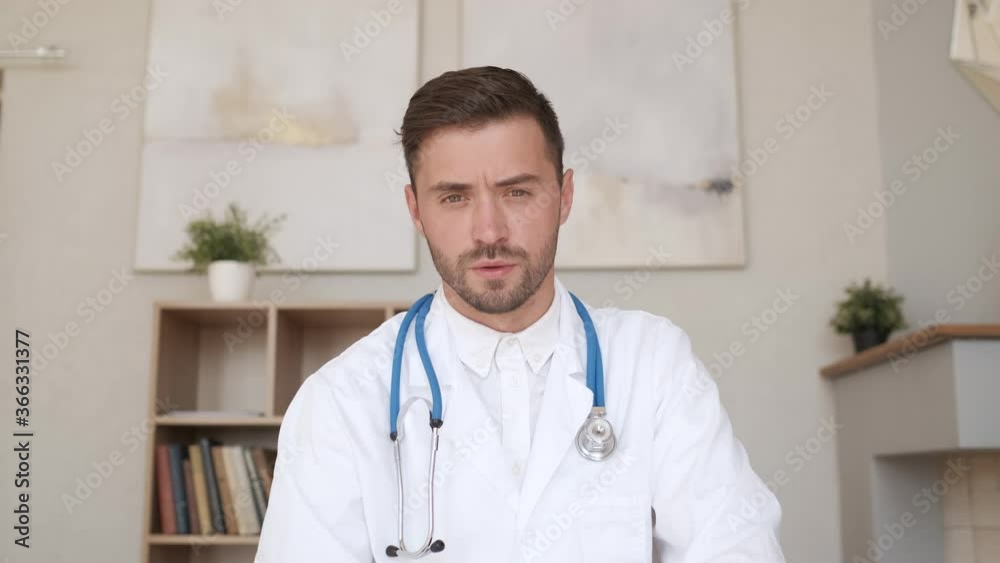 Professional doctor talking to patient online via internet. Remote consulting about virus protection or health care. Telemedicine, video call and healthcare services. Medical worker in chat conference Professional doctor talking to patient online via internet. Remote consulting about virus protection or health care. Telemedicine, video call and healthcare services. Medical worker in chat conference