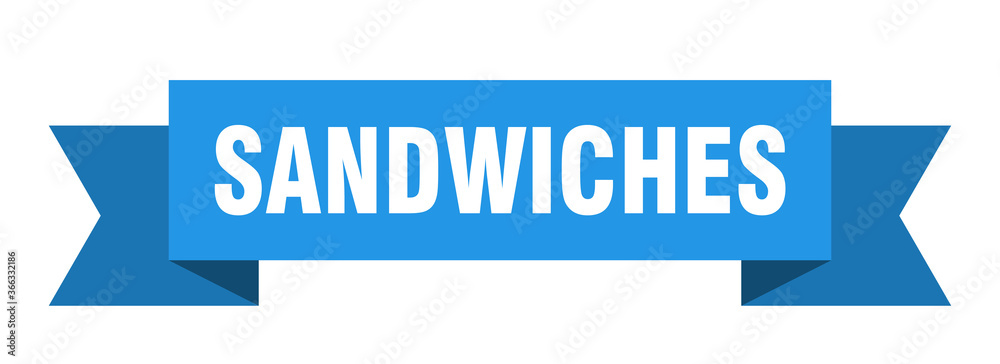 sandwiches ribbon. sandwiches paper band banner sign sandwiches ribbon. sandwiches paper band banner sign