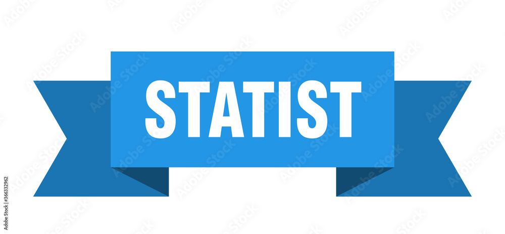 statist ribbon. statist paper band banner sign statist ribbon. statist paper band banner sign