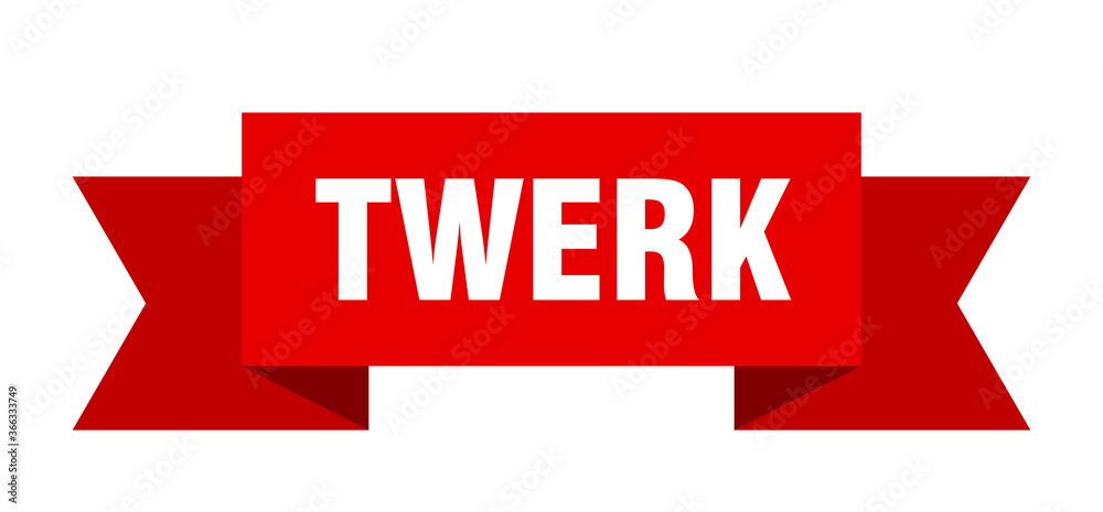 twerk ribbon. twerk paper band banner sign twerk ribbon. twerk paper band banner sign