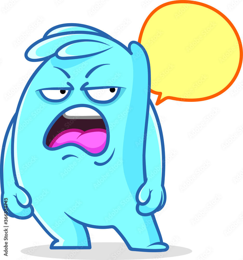 Funny Bubble gum character Funny Bubble gum character